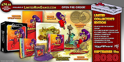 GBソフト　北米版 Shantae Collector’s Edition BEEP特典付き (国内版本体動作可) ゲームボーイカラー用ソフト「シャンティ」の初期作が復刻、BEEP