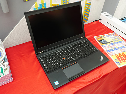 Core i7+Quadro搭載のクリエイター向けノート「ThinkPad P50」が税込