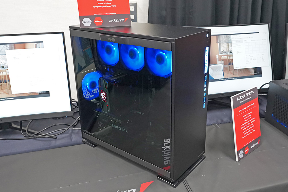 Ryzen 7 5800X搭載のarkhive Gaming Alliance GN-A7G37R