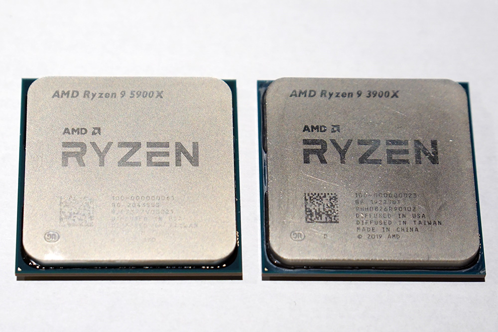 新旧12コアCPU対決で検証、Ryzen 9 5900X vs Ryzen 9 3900X