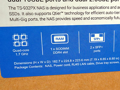 5+4ベイ構成のNAS「TS-932PX」がQNAPから、10GbE + 2.5GbE対応 - AKIBA