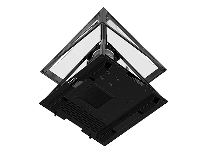 AZZA ピラミッド型(三角形) pcケース　未開封・未使用(ジャンク) レア AZZA ピラミッド型(三角形) pcケース 未開封・未使用