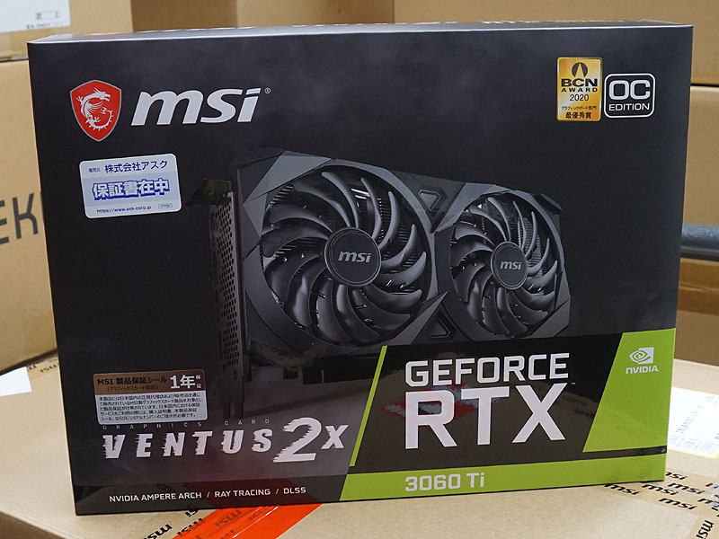 MSI GeForce RTX 3060 Ti VENTUS 2X OC