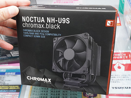 Noctua製小型CPUクーラー「NH-U9S」にオールブラックモデル、全高は