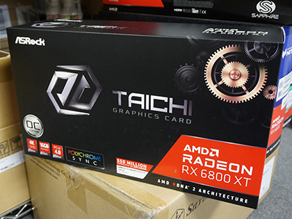 ASRockの「Radeon RX 6800 XT Taichi X 16G OC」が発売、オリジナル