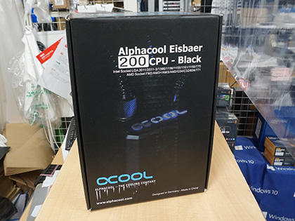 パーツ交換が可能なAlphacoolの簡易水冷クーラー「Eisbaer 200