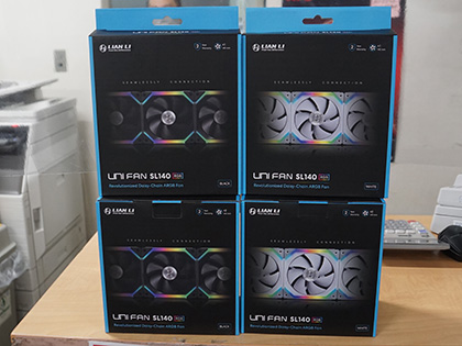 配線がスッキリするLian Liの連結ファン「UNI FAN」に140mmモデル