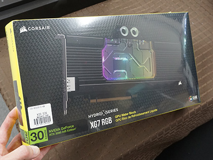 CORSAIRのGeForce RTX 3090/3080用水冷ブロックにリファレンス基板向け