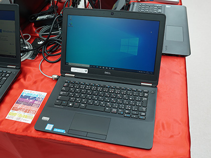 ノートPC 8GBメモリ 128GB SSD ウェブカメラ DELL E7270
