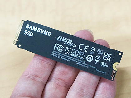 SamsungのNVMe SSD「980 PRO」に2TBモデル、最大リード7,000MB/s