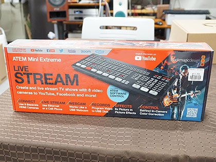 HDMI 8入力のBlackmagic Design製スイッチャー「ATEM Mini Extreme」が