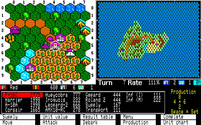FM-TOWNS用レトロゲーム　super大戦略 スーパー大戦略 - SSSG攻略日記