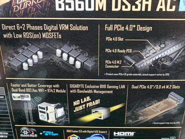 価格を抑えたmicroATXマザー「B560M DS3H AC」がGIGABYTEから - AKIBA