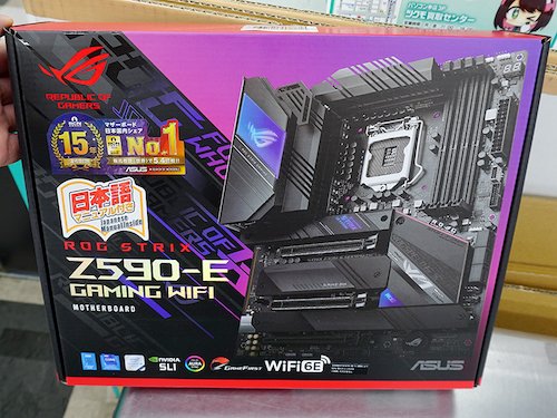 ASUSのZ590マザーが4製品追加、Mini-ITXの「ROG STRIX Z590-I GAMING