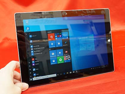 値下げ#3　中古品　タブレットPC 　Microsoft Surface3 Surface 3 64GBモデルが14,800円、PCコンフルで中古品セール （取材中