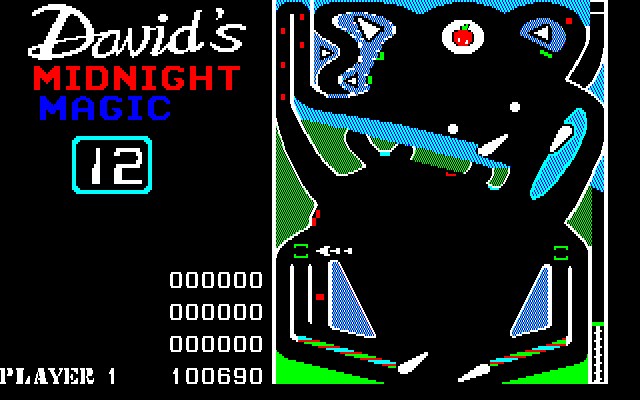 〇Gb右1267 昭和レトロ ミッドナイト・マジック PC-8801 ブローダーバンドのピンボール『David's Midnight Magic