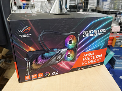 ASUSのRadeon RX 6900 XTに水冷クーラー搭載モデル、実売21万円以上
