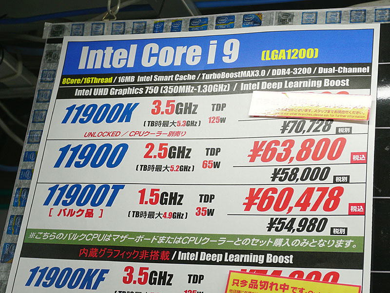 Core i9-11900T