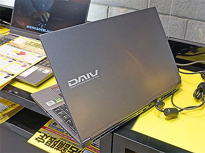 ノート向けGeForce RTX 3060搭載のクリエイターPC「DAIV 5N」、WQHD