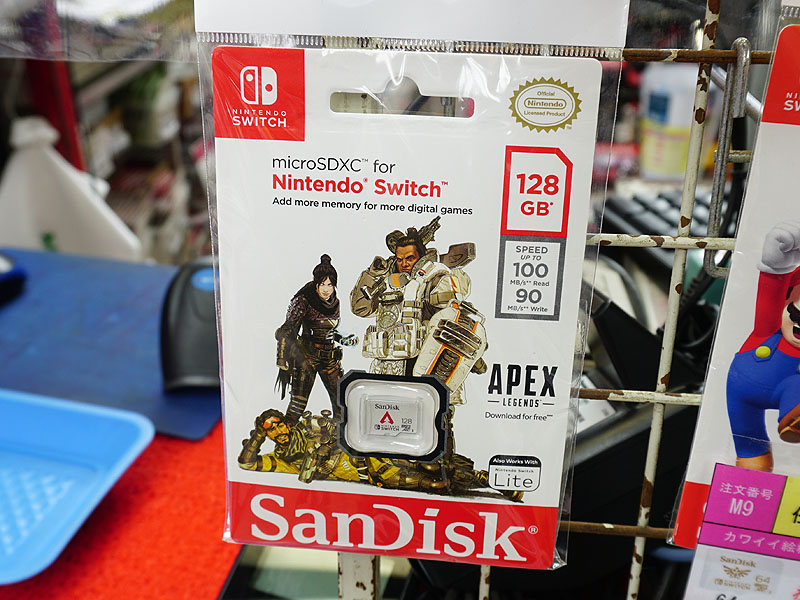 SanDisk microSDXC card for Nintendo Switch Apex Legends