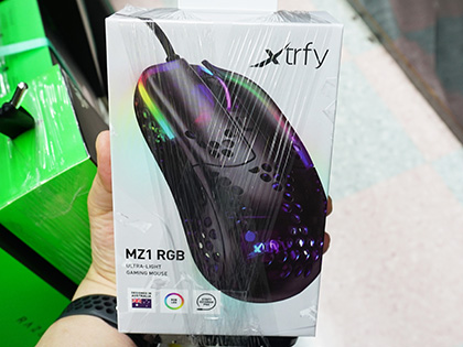 わずか56gのゲーミングマウス「MZ1 - Zy's Rail」がXtrfyから