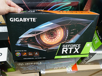GIGABYTEのGeForce RTX 3080 Tiは3製品、クリエイター向けやLCDパネル