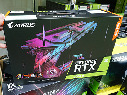 GIGABYTEのGeForce RTX 3080 Tiは3製品、クリエイター向けやLCD