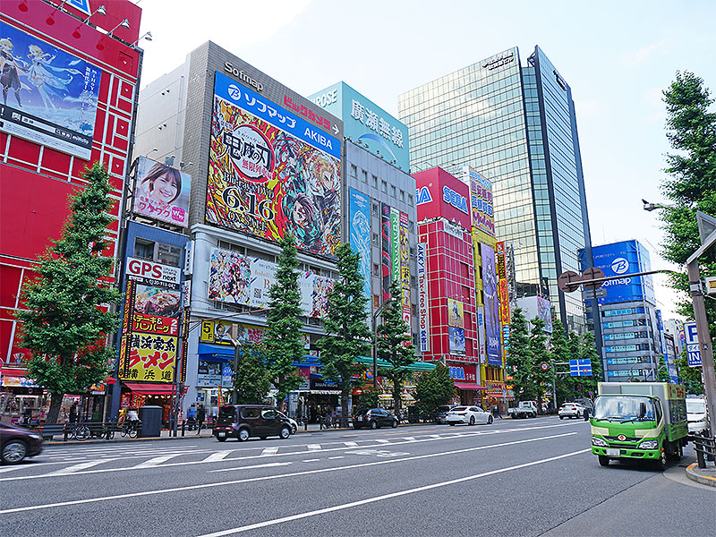 秋葉原 中央通りの様子(6月24日撮影)