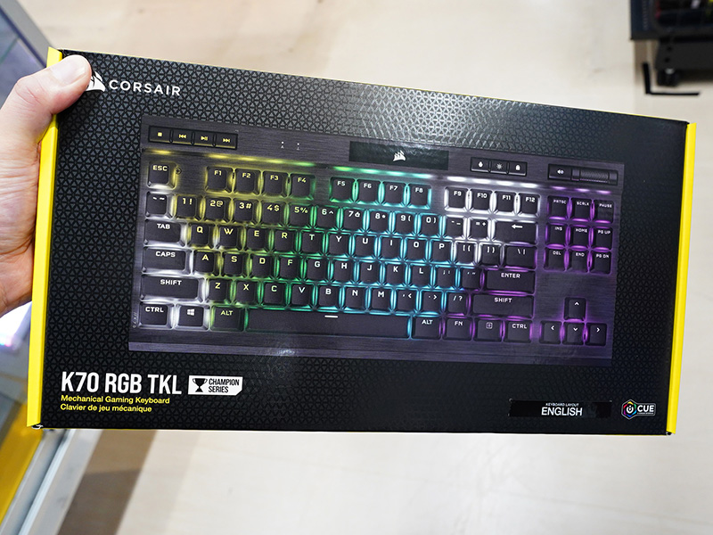 K70 RGB TKL CHAMPION SERIES MX SPEED US LAYOUT（CH-9119014-NA）