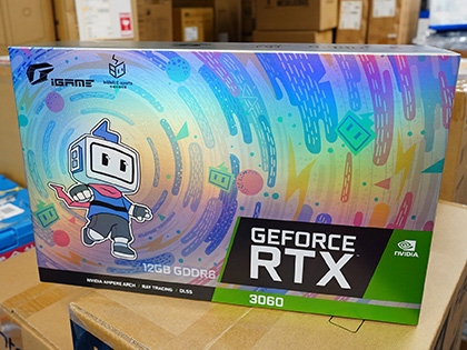 グラフィックボード・グラボ・ビデオカード iGame GeForce RTX3070Ti bilibili Edition bilibili動画とコラボしたGeForce RTX 3060がColorfulから、OCボタンも