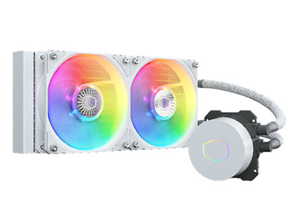 Cooler Masterの水冷クーラー「MasterLiquid V2 ARGB」に白色モデル