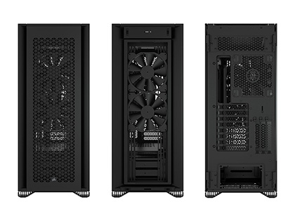 CORSAIRのフルタワー「7000 Tempered Glass」が登場、色やパネル違いで
