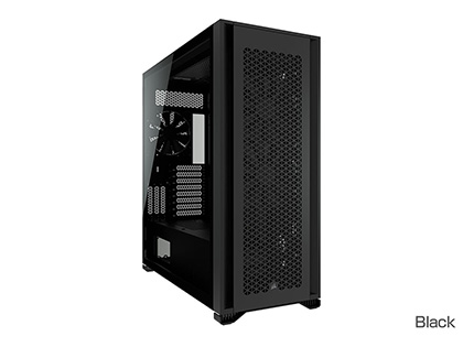 CORSAIRのフルタワー「7000 Tempered Glass」が登場、色やパネル違いで