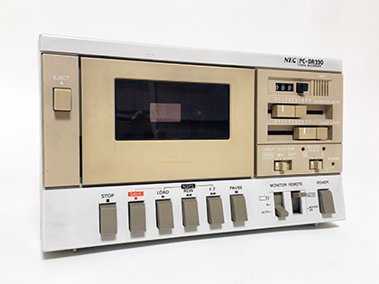 1980年代前半にFDDよりも安くて手軽に使えた「データレコーダー