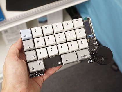親指ダイヤル付きの分離キーボード自作キット「Re42_Rev2」 - AKIBA PC
