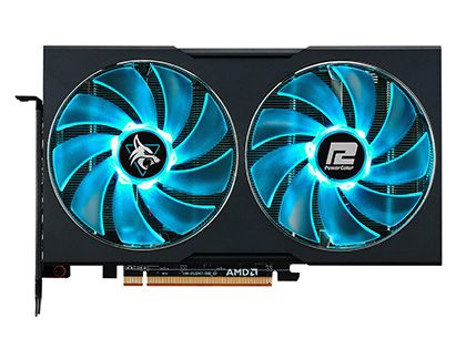 PowerColorのRadeon RX 6600 XTは計2製品、長さ220mmの「Hellhound