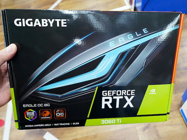GIGABYTE「GeForce RTX 3060 Ti EAGLE OC 8G」にLHR仕様の新リビジョン