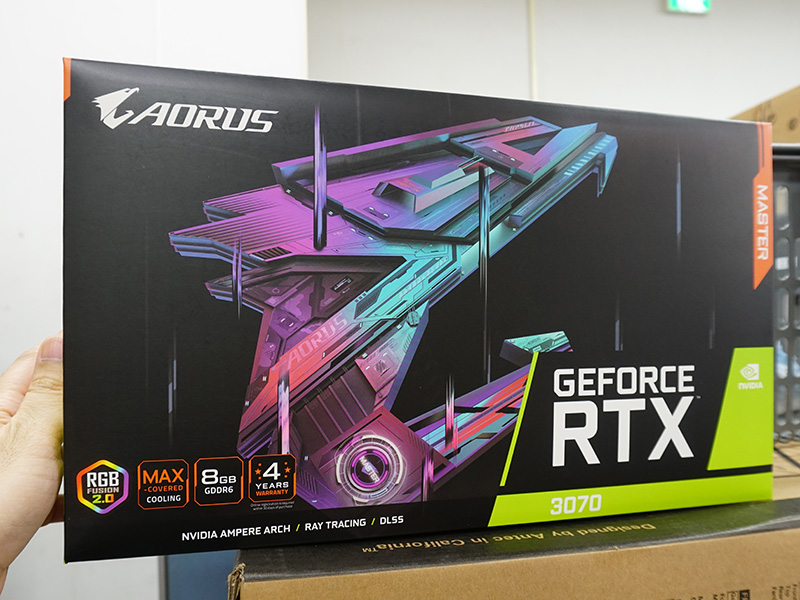 「AORUS GeForce RTX 3070 MASTER 8G (rev. 2.0)（GV-N3070AORUS M-8GD）」
