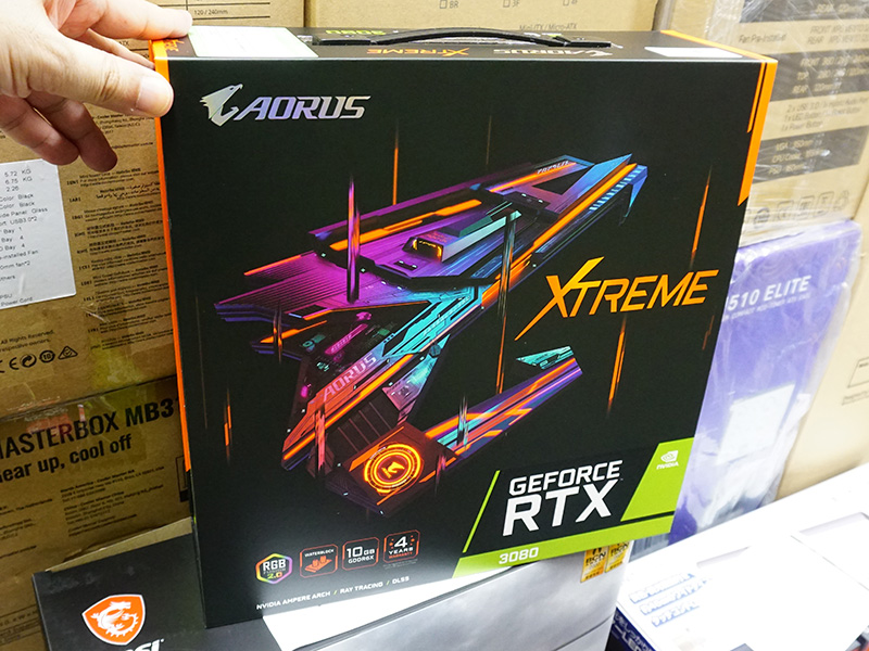 「AORUS GeForce RTX 3080 XTREME WATERFORCE WB 10G (rev. 2.0)（GV-N3080AORUSX WB-10GD）」