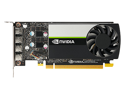 NVIDIA T1000 8GB グラフィックボード【動作確認済】【ロープロ】 1スロット仕様/ロープロ対応の「NVIDIA T1000」にELSA扱いモデル、最大