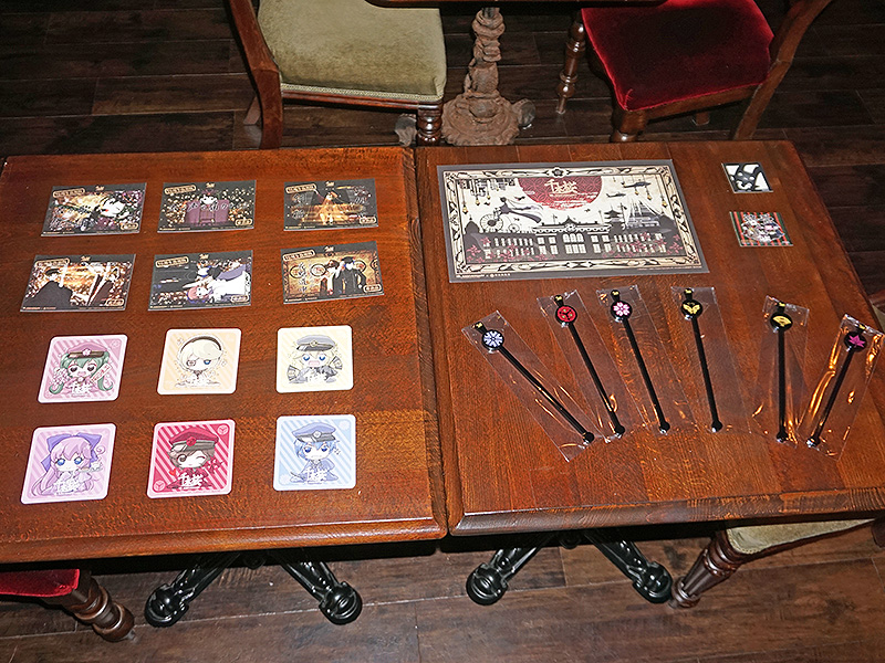 メニューを注文するともらえるノベルティ