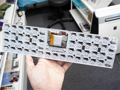M5Stack Core2を使ったキーボード自作キット「AZ-M5ortho」、M5Stackで