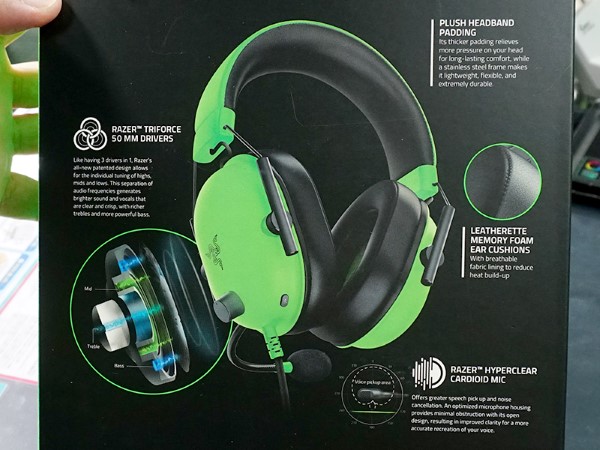 7.1chサラウンド対応ヘッドセット「BlackShark V2 X」に“Razerグリーン
