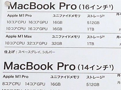 M1 Pro/M1 Max搭載の新型MacBook Proがデビュー、自由に触れる実機の