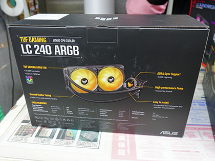 LGA1700対応の簡易水冷CPUクーラー「TUF GAMING LC 240 ARGB」がASUS