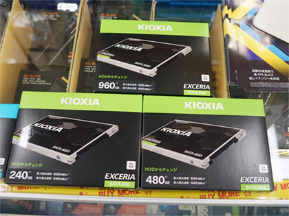 7,000MB/s超えの高速SSDが値下がり傾向、NVMe SSDとSATA SSDの値