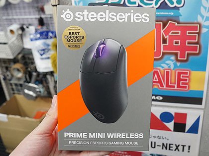 SteelSeriesのマウス「Prime Mini Wireless」「Prime＋」が12日発売