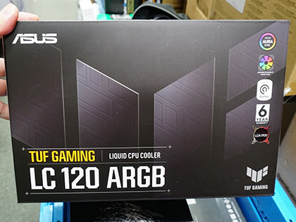 LGA1700対応のASUS製水冷CPUクーラー「TUF GAMING LC 120 ARGB」が発売