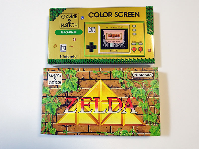 1989年に海外で発売された上下2画面(マルチスクリーン)モデルとの比較