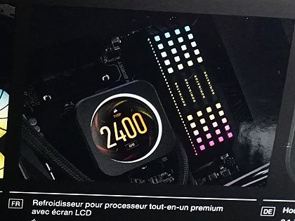 2.1インチ液晶を備えたCORSAIRの水冷CPUクーラー「iCUE ELITE LCD」が